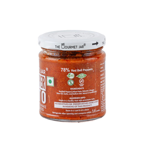 Roasted Red Pepper Pesto (Vegan)