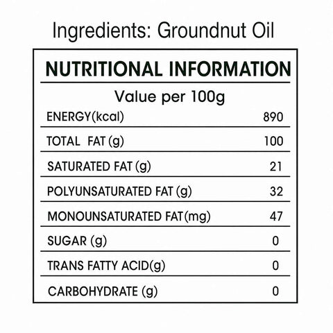 Orasure Organics Groundnut Oil