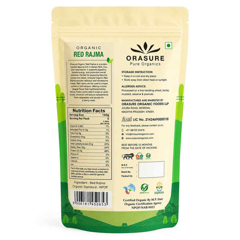 Orasure Organics Red Rajma