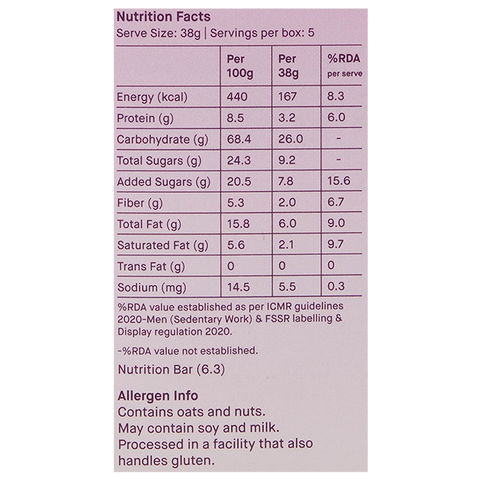 Jungly Delights Energize chocolate with moringa single bar 38g