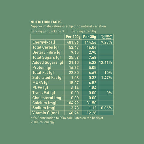 Nourish Organics Honey Roasted Almonds 100grams