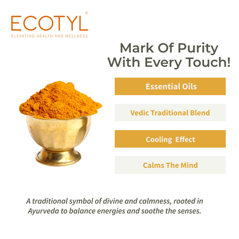 Ecotyl Chandan Teeka | Natural Sandalwood Teeka | Puja & Meditation | 50g