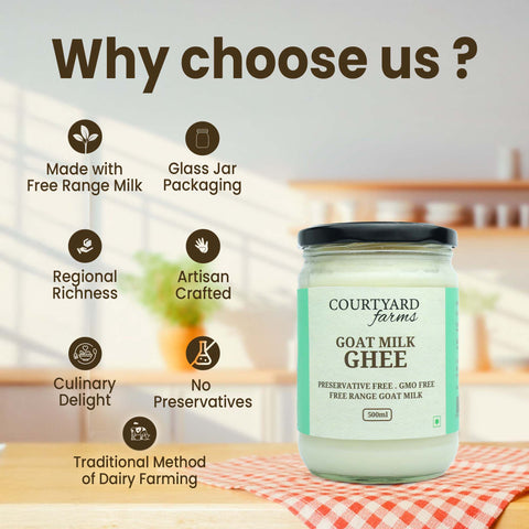 Goat Milk Ghee (Delivered Separately Next Day)