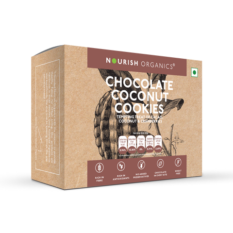 Chocolate coconut cookies 120g