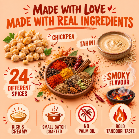 Earthy Bliss Tandoori Hummus