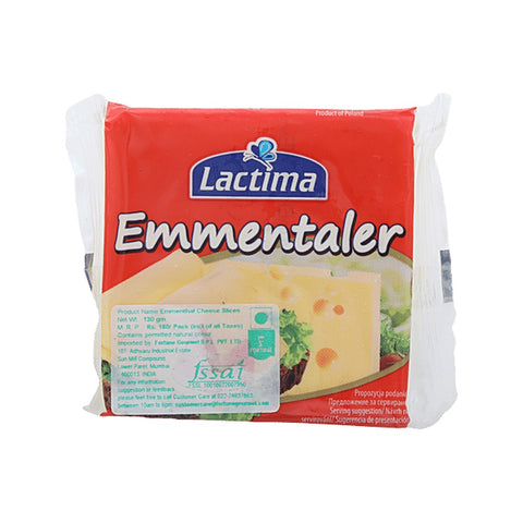 Lactima Emmenthal Cheese Slices 130g