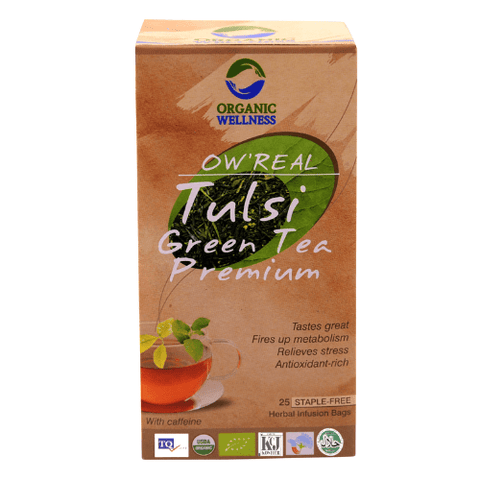 Tulsi Green Tea Premium (Tea Bags)