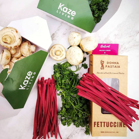 Donna Pastaia Fettuccine Wholewheat & Semolina Beetroot Pasta 250 grams