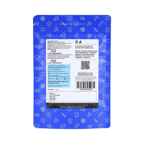Urban Platter Baking Soda, 250g (Food-Grade Sodium Bicarbonate | Baking & Cooking Essential )