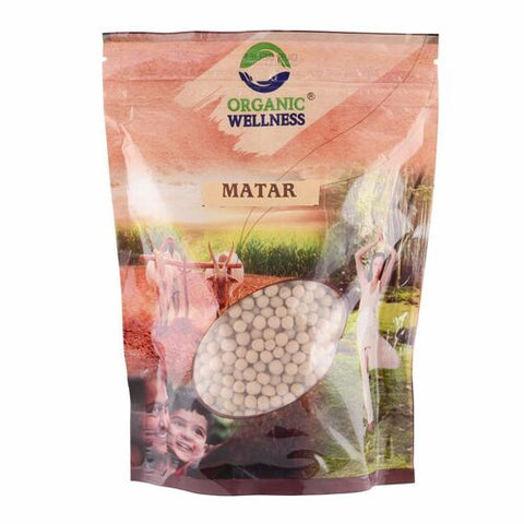 Organic Wellness White Matar Whole 450 grams