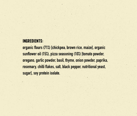 Nourish Organics Popeas - NYC Pizza 60grams