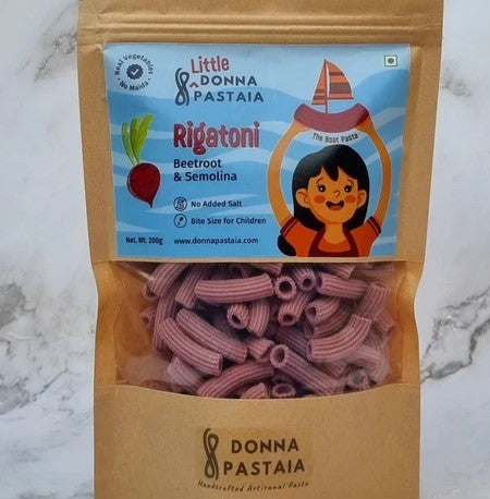 Donna Pastaia Little Rigatoni 'The Boat' | Beetroot & Semolina  200 grams