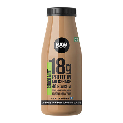 Raw Pressery Choco Mint 18G Protein Milkshake (200ml)