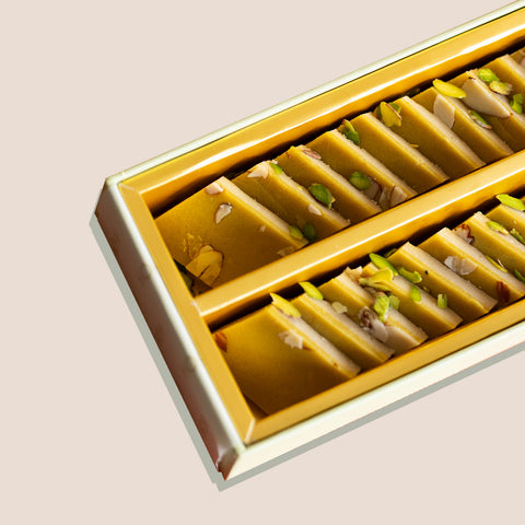 Mango Kaju Katli - Rakhi Special (Rakhi & Roli Tika Included)