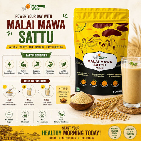 Morningwale MalaiMava Sattu 500grams