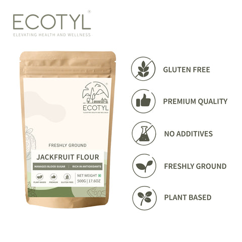 Ecotyl Jackfruit Flour | Low Glycemic Index | Gluten Free | 500g