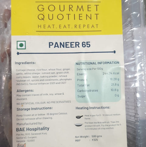 Paneer 65