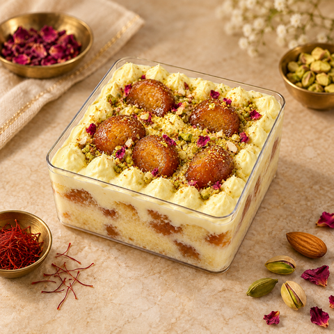 Gulab Jamun Royale Tres Leches (Delivered Separately Next Day)