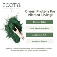 Ecotyl Spirulina Powder | Superfood | High Protein & Nutrients |200g