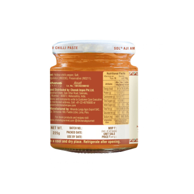 SOL Aji Amarillo Paste (Yellow Chilli Paste) 225g