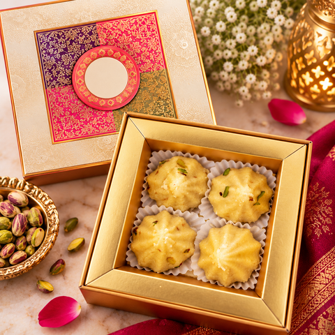 Mawa Modak 4pcs Box (Delivered Separately Next Day)