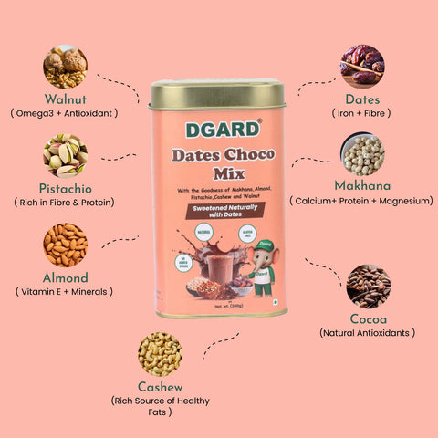 DGARD Dates Choco Mix 200 grams