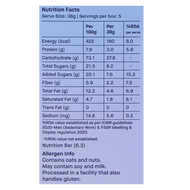 Jungly Delights Calm blueberry with ashwagandha box of 5 bars 190g