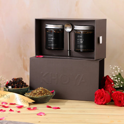Kesar Paan & Misri Saunf Gift Set (Delivered Separately Next Day)