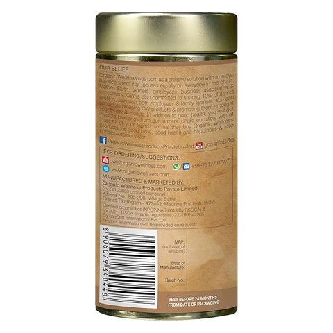 Organic Wellness Ginger Chai (Tin) 100 grams