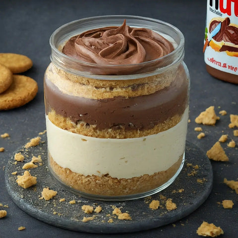 Gluten Free Cheese Cake Cake Jar- Nutella (Unbaked)