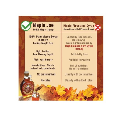 Maple Joe Canadian Maple Syrup 250g
