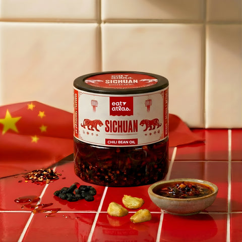 Eat Atlas Sichuan's Chilli Black Bean Oil (200gm)