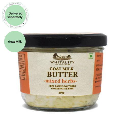 Goat Milk Butter - Mixed  Herbs (Delivered Separately Next Day)