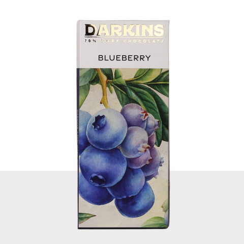 Darkins 70% dark chocolate with Blueberries
