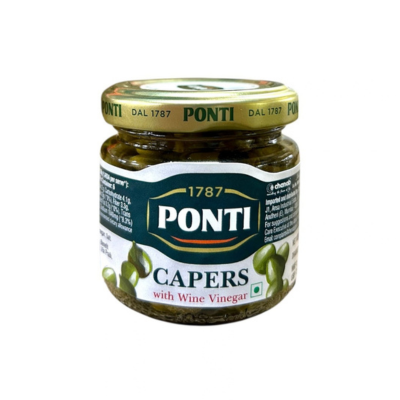 Ponti Capers in Wine Vinegar 95g