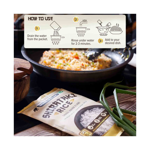 Urban Platter Shirataki Short-Grain Rice, 220g (Ultra Low-carb, Low-calorie, Keto-friendly, Fat-free, Gluten-free Alternative to Rice)
