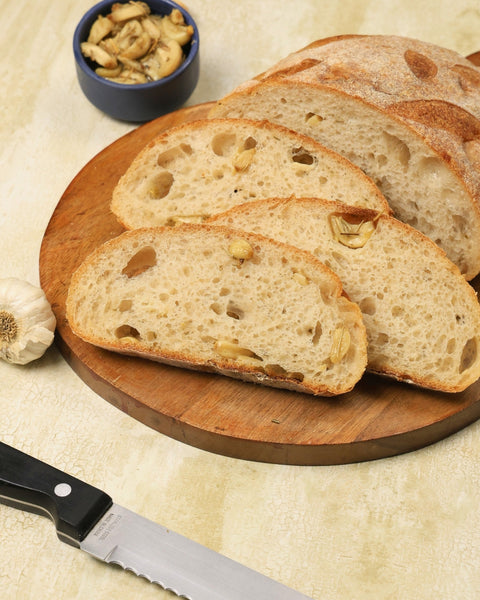 Confit Garlic and Rosemary Sourdough