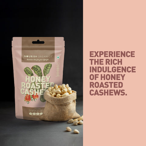 Nourish Organics Honey Roasted Cashew 100grams