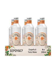 Sepoy & Co Grapefruit Tonic Water (Pack of 6)