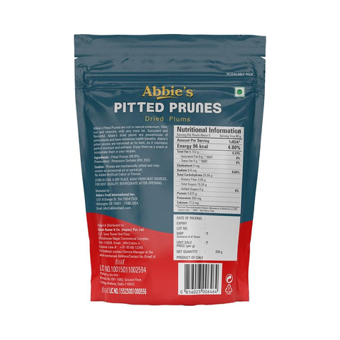 Abbie's Pitted Prunes 200g