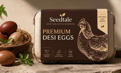 Seedtale Kadaknath Eggs 10 Pcs
