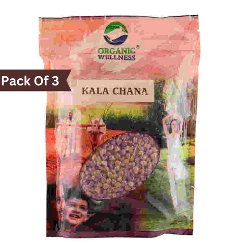 Kala Chana (Pack of 3) (Certified Organic)
