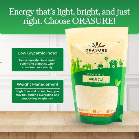 Orasure Organics Wheat Suji