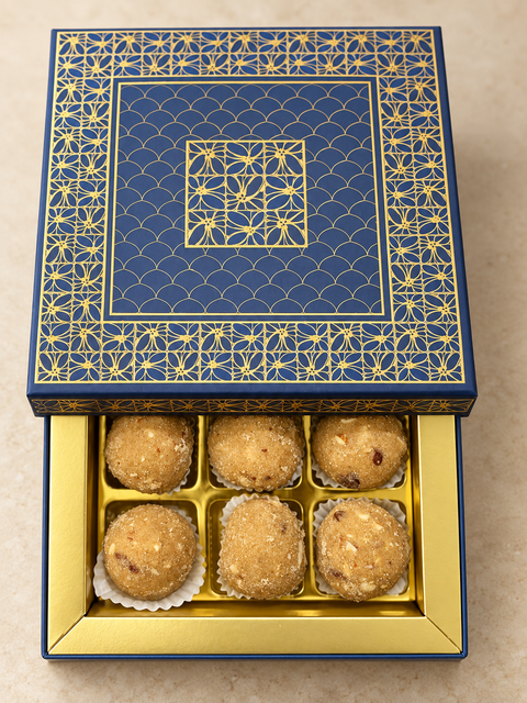 Atta Dryfruits Laddoos (Maa ki Virasat) - 1 Box (Delivered Separately Next Day)