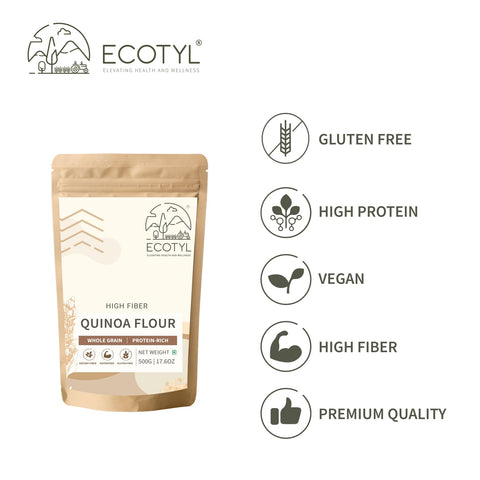 Ecotyl Quinoa Flour | High Protein | Nutritious Flour | 500g
