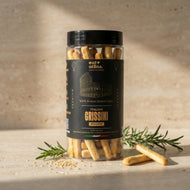 Eat Atlas | Italian Grissini Baked Breadsticks with Sesame Seeds