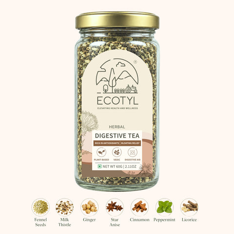 Ecotyl Digestive Tea | Gut Health | Herbal Tea  | 60g