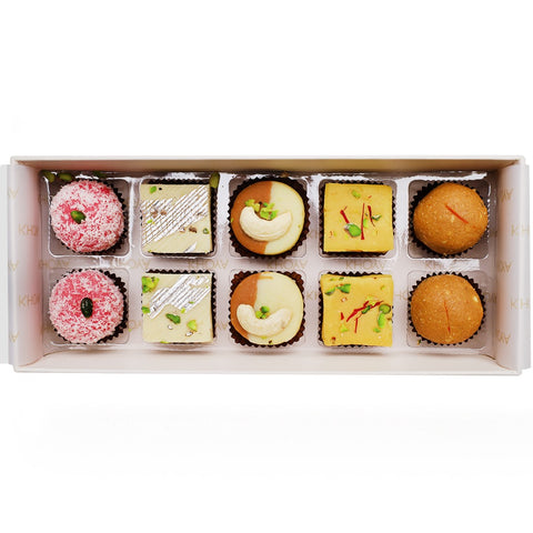 SUGAR FREE MITHAI - BOX OF 10 (Delivered Separately)