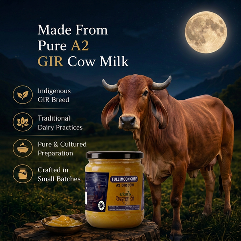 Ekaris A2 Full Moon Ghee (Purnima Ghee) - 500 ml