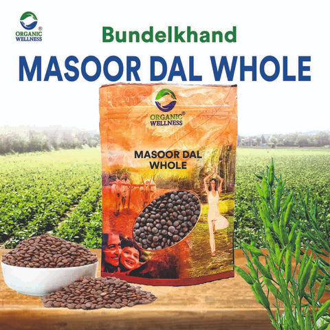 Organic Wellness Masoor Whole 450 grams